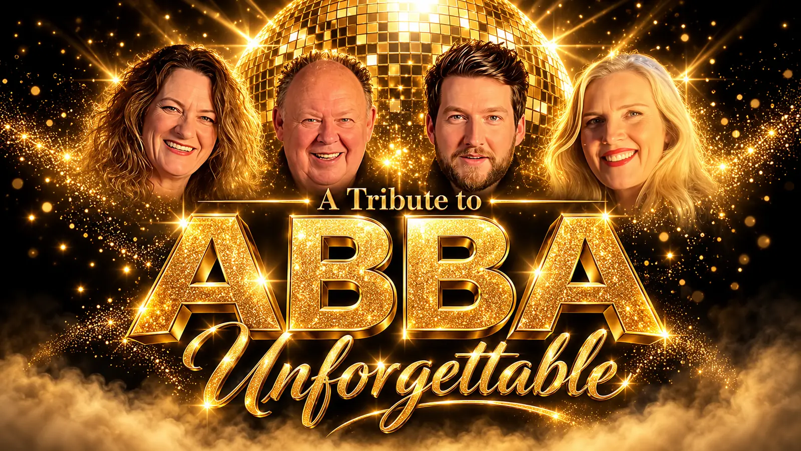A Tribute to ABBA Unforgettable mit vier Künstlern im goldenen Bühnenlicht